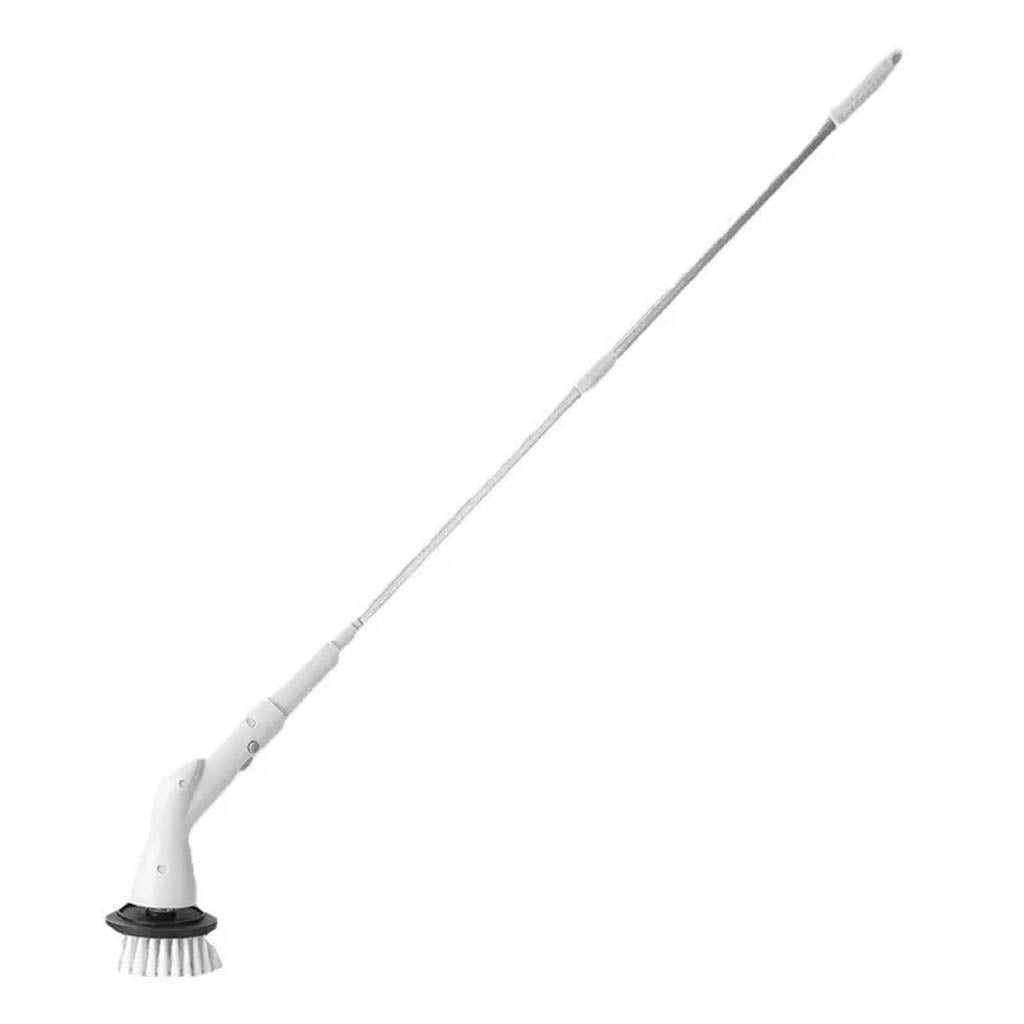 Long handle electric scrubber